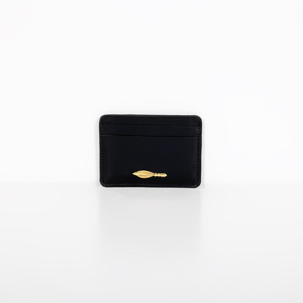 Black Cardholder in Gold