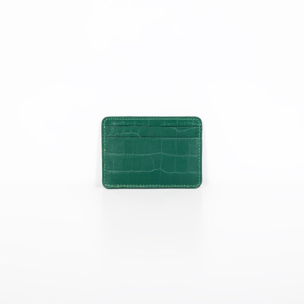 Green Croc Cardholder